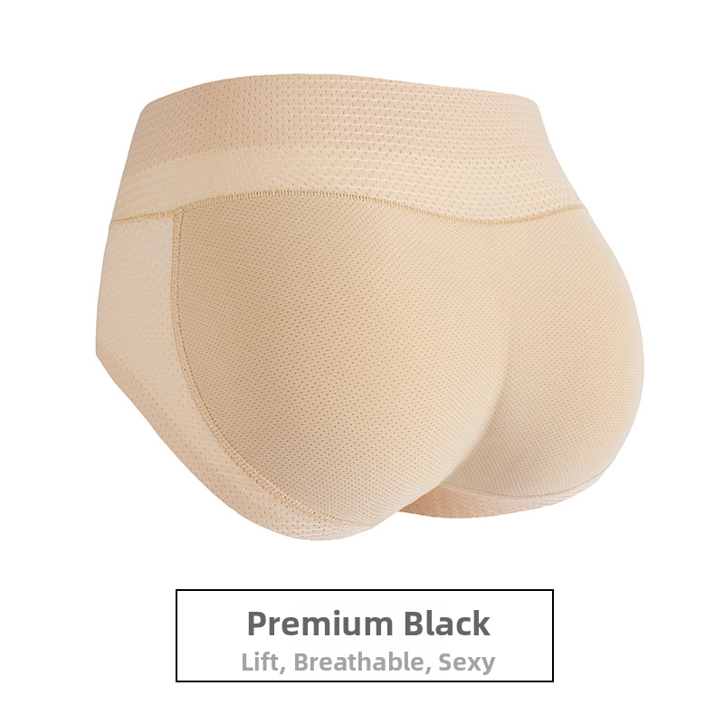 Безшевни дишащи панталони с фалшив задник, повдигащи ханша, с пълна талия и кръст, с една част, с подплънки за корем, дамски бикини с прасковена форма и артефакт