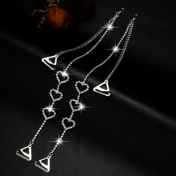 Madingi universalūs reguliuojami pakaitiniai apatiniai su pečių dirželiais, aksesuarai, neslystantys, gražūs, atviri, suknelės diržai, meilės stilius