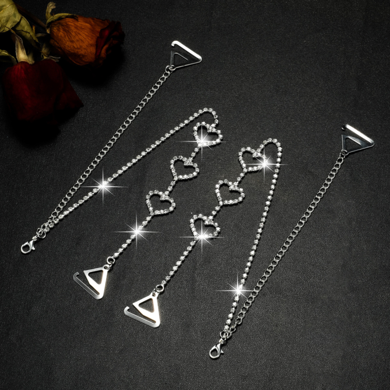 Madingi universalūs reguliuojami pakaitiniai apatiniai su pečių dirželiais, aksesuarai, neslystantys, gražūs, atviri, suknelės diržai, meilės stilius