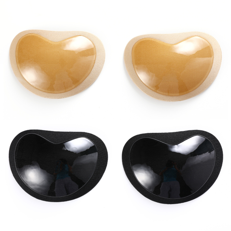 Rindkerepadi Isekleepuv nähtamatu sisetükk Naiste silikoonist ujumisriiete rinnaplaaster Push-up ülemise voodriga rinnahoidja padi Paksendatud käsnaga rinnaplaaster