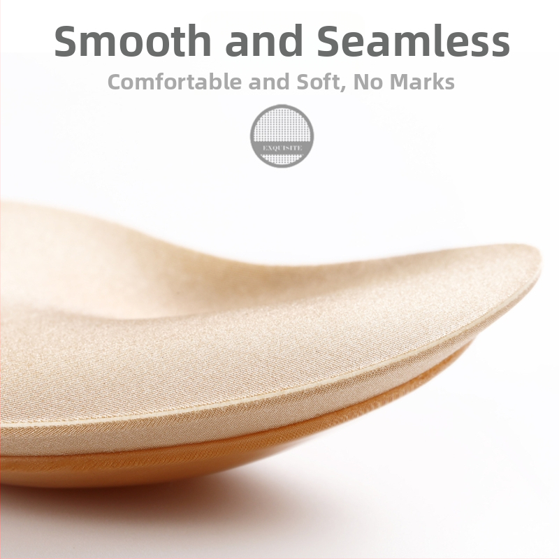 Krūšu spilventiņš Pašlīmējošs neredzams ieliktnis Sieviešu silikona peldkostīmu krūšu plāksteris Push-up augšdaļas oderes krūštura spilventiņš Sabiezināts sūkļa krūšu plāksteris