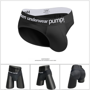 [δική μας μάρκα] μοντέρνα ασπρόμαυρα αθλητικά εσώρουχα ανδρικά σλιπ με χαμηλή μέση και στενή εφαρμογή, νεανικά