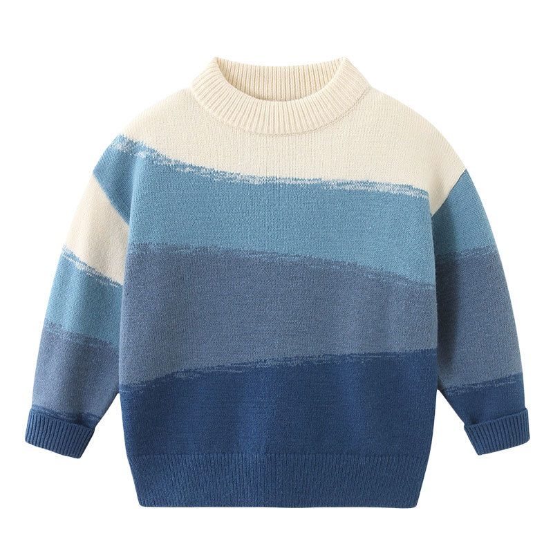 Lasteriided Poiste kampsunid Kudumid Sügis Uus Kevad ja sügis Zhongda Laste Poiste fliisvoodriga topp T2575