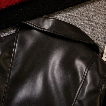 Muški i ženski kožni kaput otporan na vjetar, proljeće, jesen/zima, svestrani gornji dio odjeće, modni kožni kaput za žene, crni, elegantni, modni, s kopčom