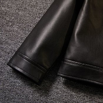 Muški i ženski kožni kaput otporan na vjetar, proljeće, jesen/zima, svestrani gornji dio odjeće, modni kožni kaput za žene, crni, elegantni, modni, s kopčom