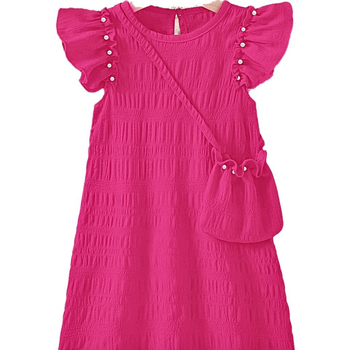 Τσάντα για κορίτσια σε Ευρωπαϊκό και Αμερικανικό Στυλ, Μονόχρωμη, Πλισέ, Αμάνικη, Πεταλούδα, Casual, σε Στυλ Διασυνοριακού Στυλ