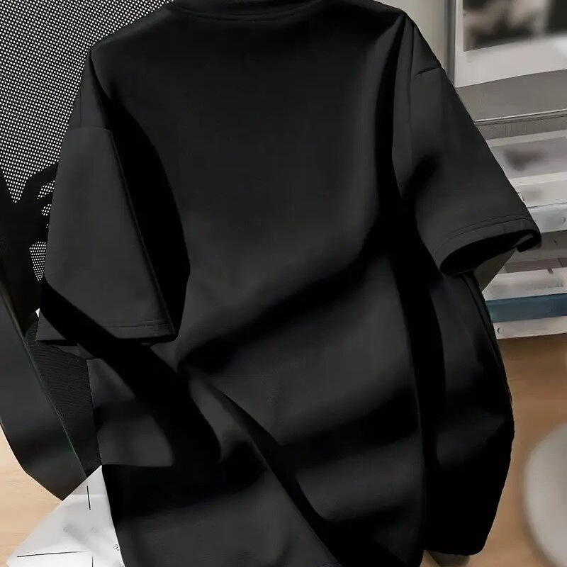 200 g trijų smeigtukų 100 medvilnės amerikietiško stiliaus retro stiliaus madingi firminiai marginti balti trumpomis rankovėmis marškinėliai vasariniai laisvi nauji viršūnės