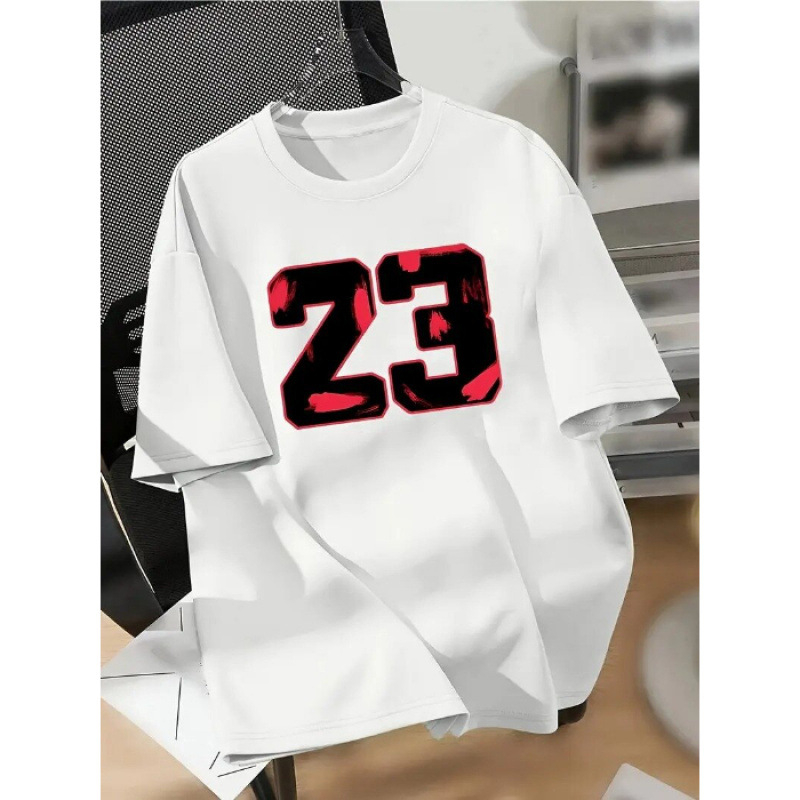 200 g trijų smeigtukų 100 medvilnės amerikietiško stiliaus retro stiliaus madingi firminiai marginti balti trumpomis rankovėmis marškinėliai vasariniai laisvi nauji viršūnės