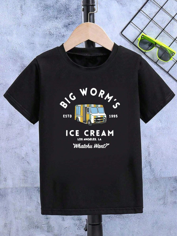 Majica kratkih rukava s prekograničnim printom za europske i američke dječake iz vanjske trgovine, ljetna nova okrugla vratna majica za sve uzraste, dječja odjeća