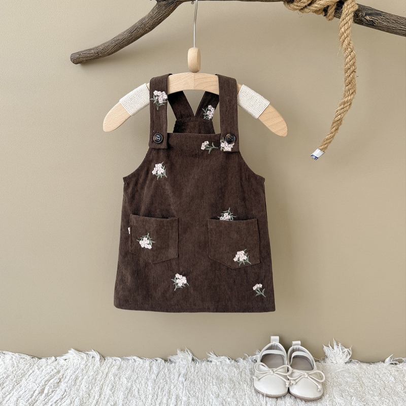 Φούστα με κέντημα σε φλοράλ μοτίβο για μωρά κορίτσια, φούστα με κέντημα σε κορδόνι, άνοιξη & φθινόπωρο, διασυνοριακή προσφορά