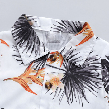 Σετ καλοκαιρινών, μονόπετων σορτς με στάμπα και πέτο για μωρά, για αγόρια, σε διασυνοριακό στυλ