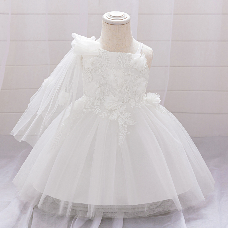 Djevojačka haljina za bebe u stranom stilu, dječja haljina za izvedbu, haljina za lutke, vjenčanica za lutke, haljina za jednogodišnju princezu