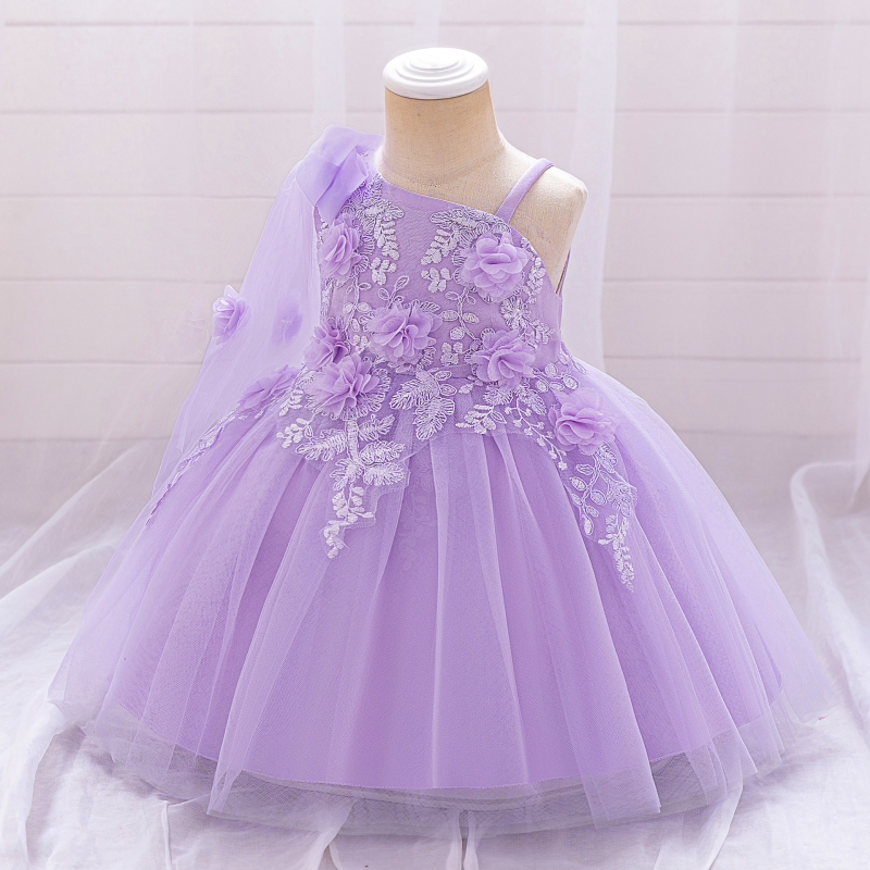 Djevojačka haljina za bebe u stranom stilu, dječja haljina za izvedbu, haljina za lutke, vjenčanica za lutke, haljina za jednogodišnju princezu