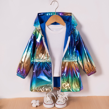 Laos Kevadel ja sügisel uued poistele ja tüdrukutele mõeldud moekad erksavärvilised kapuutsiga jaki jaki lukuga pika topiga vabaaja Temu Explosions