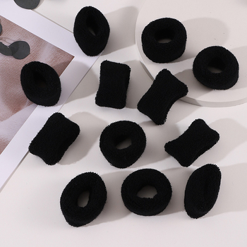 Rankšluosčio žiedas Storas rankšluosčio plaukų žiedas Saldainių spalvos gumytė Didelė, elastinga plaukų virvė Plaukų juosta Plaukų aksesuarai