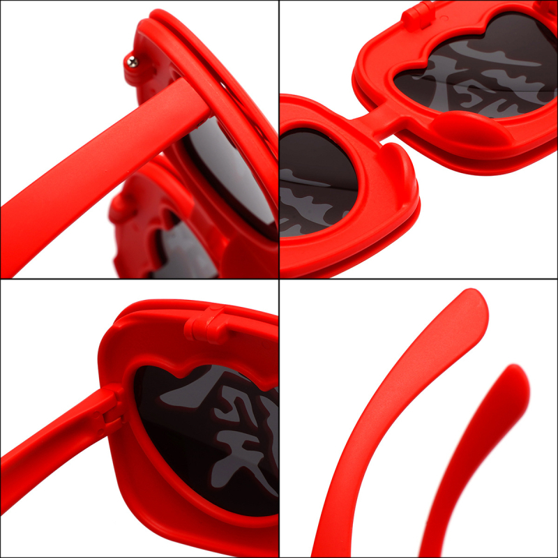 2025 Rich dječje sunčane naočale Red Box naočale Modne HD polarizirane novogodišnje smiješne sunčane naočale za zabavu