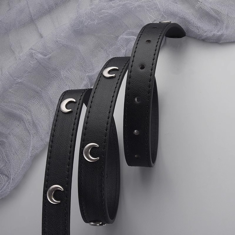 Nišidisainiga Ameerika vöö naistele 2024. aasta uus suvine mitmekülgne vabaaja vöö must tähtmust