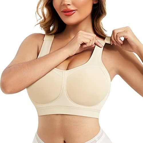 Piiriülene kuum postoperatiivne aluspesu, push-up õlarihmaga seljapandlaga disainiga reguleeritava rõhuväärtusega rinnahoidja