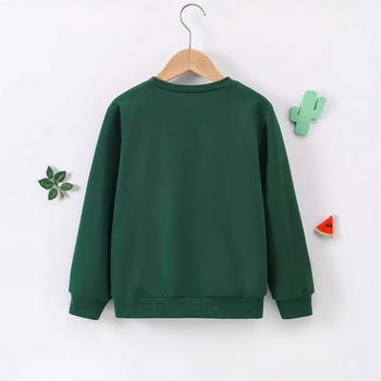 Пролетна и есенна терлик младежки суитчър с дълъг ръкав, куфар и яка, студентска униформа, свободна кройка, празен, плътен цвят, едро, ежедневна, универсална