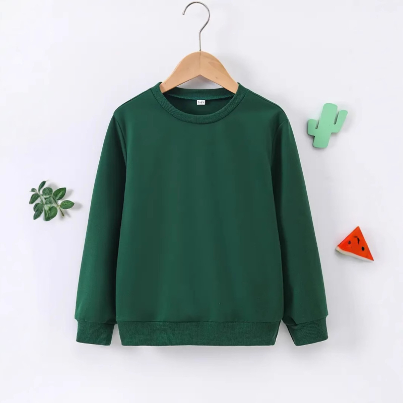 Пролетна и есенна терлик младежки суитчър с дълъг ръкав, куфар и яка, студентска униформа, свободна кройка, празен, плътен цвят, едро, ежедневна, универсална