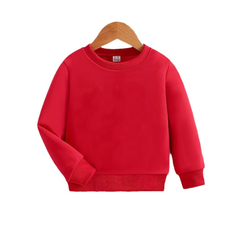 Пролетна и есенна терлик младежки суитчър с дълъг ръкав, куфар и яка, студентска униформа, свободна кройка, празен, плътен цвят, едро, ежедневна, универсална