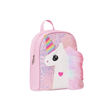 Tehase otsemüük - uus sädeleva vikerkaarevärvilise pulbriga armas ükssarviku õpilase koolikott litritega ja viieharulise tähega ripatskott