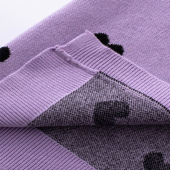 Tvornička izravna prodaja, jesenski novi dječji pleteni kardigan za djevojčice, vanjski dugi rukavi, V-izrez, šal bez gumba