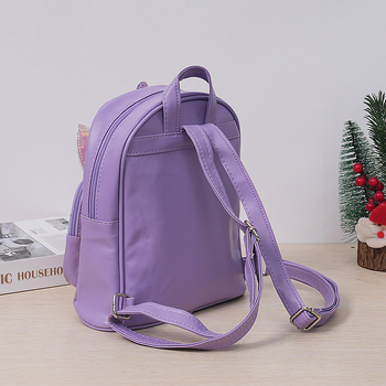 Uus koomiksiga ükssarviku seljakott, moodne PVC litritega puudriga seljakott, trendikas PU armas laste koolikott