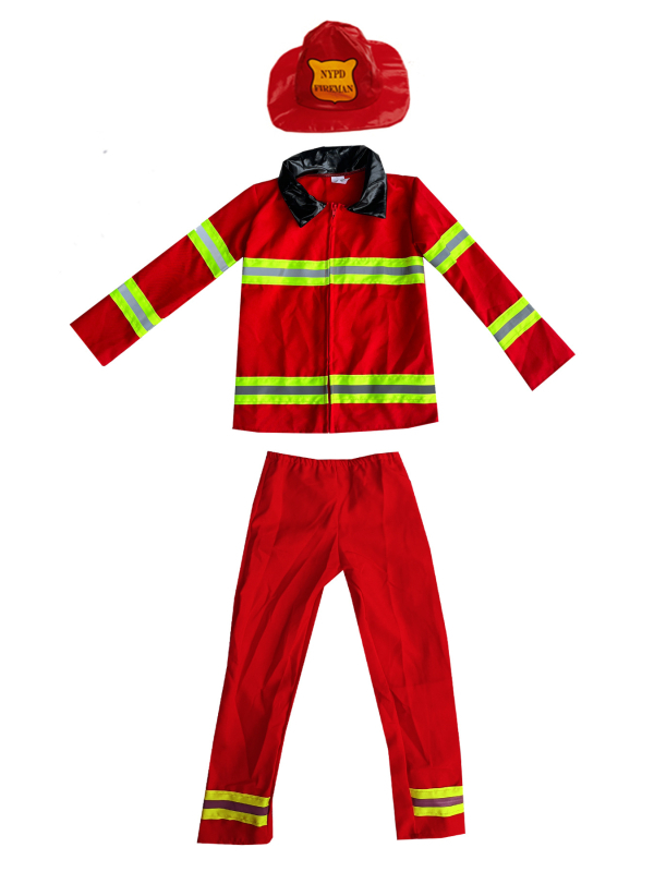 Хелоуин костюми Детски костюми Момчешки косплей Професионални пожарникарски костюми Костюми на пожарникари