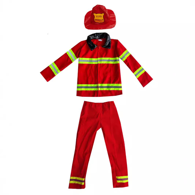 Хелоуин костюми Детски костюми Момчешки косплей Професионални пожарникарски костюми Костюми на пожарникари