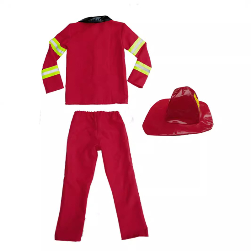 Хелоуин костюми Детски костюми Момчешки косплей Професионални пожарникарски костюми Костюми на пожарникари