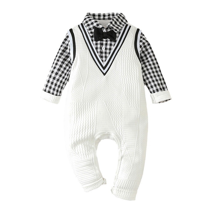 Dječji dvoslojni kombinezon za proljeće i jesen, odijelo za bebe, topla kombinezon za novorođenče, jesenska odjeća za vanjsku upotrebu