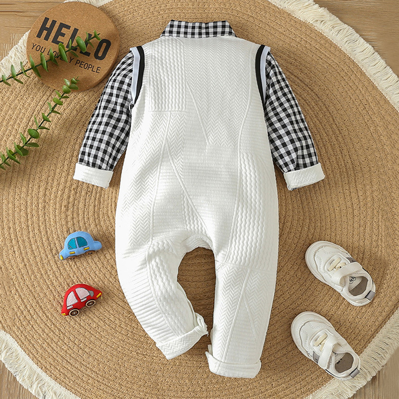 Dječji dvoslojni kombinezon za proljeće i jesen, odijelo za bebe, topla kombinezon za novorođenče, jesenska odjeća za vanjsku upotrebu