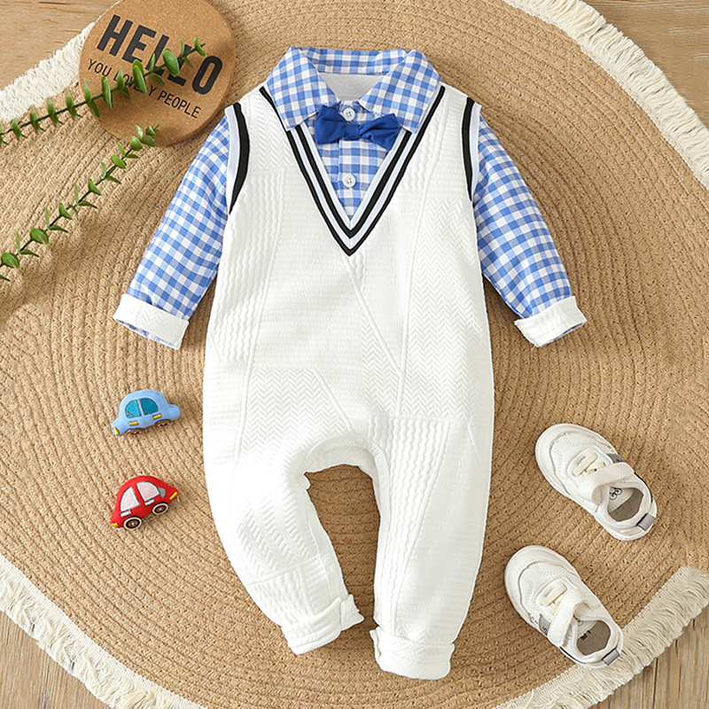 Dječji dvoslojni kombinezon za proljeće i jesen, odijelo za bebe, topla kombinezon za novorođenče, jesenska odjeća za vanjsku upotrebu