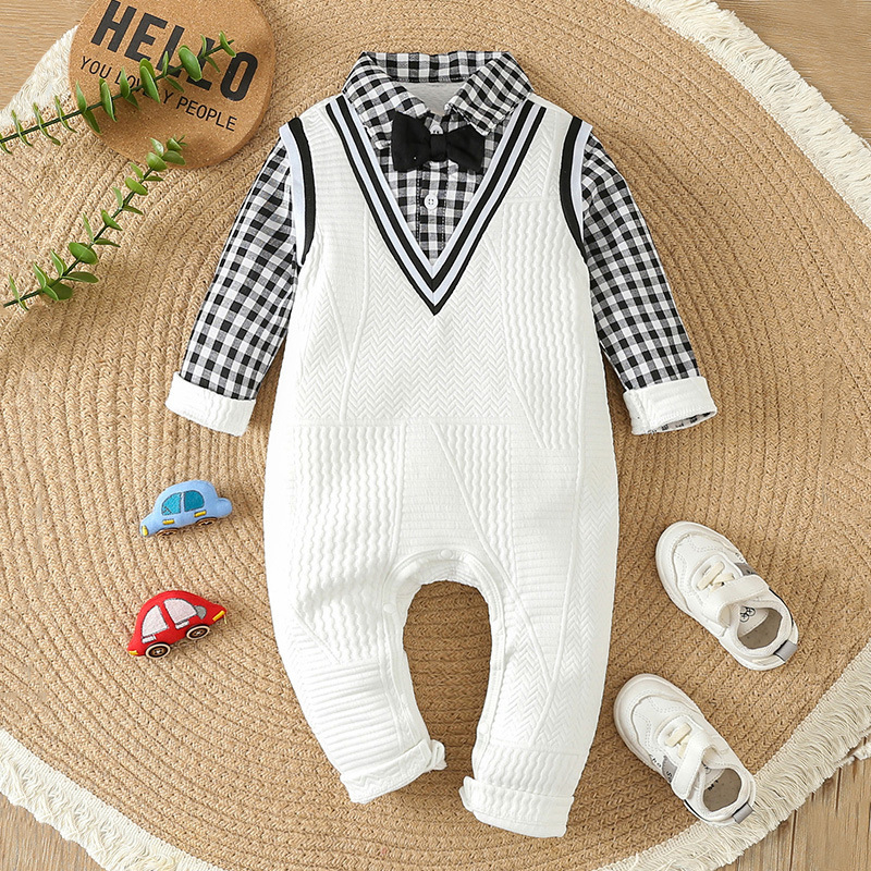 Dječji dvoslojni kombinezon za proljeće i jesen, odijelo za bebe, topla kombinezon za novorođenče, jesenska odjeća za vanjsku upotrebu