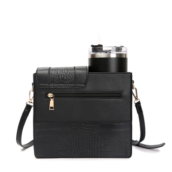 Nová crossbody taška v štýle Cross-border, taška cez rameno, módna jednoduchá vonkajšia praktická univerzálna veľká termoska s krokodílím vzorom