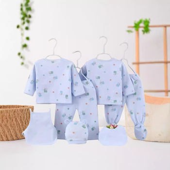 Septynių dalių kūdikio drabužiai medvilninis kostiumas Apatiniai apatiniai Apatiniai apatiniai Naujagimio drabužiai berniukams ir mergaitėms 0-3 mėnesių