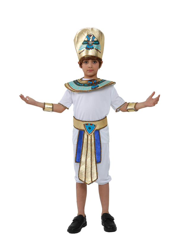 Cosplay Halloween kostim Etnički kostim Faraon Svijetli kostim za izvedbu Dječji kostim princa princeze