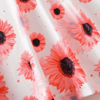 Παιδικό ευρωπαϊκό και αμερικανικό στυλ εξωτερικού εμπορίου εξαγωγής καλοκαιρινών κοριτσιών floral αμάνικο γιλέκο φόρεμα μόδας παιδικών ενδυμάτων