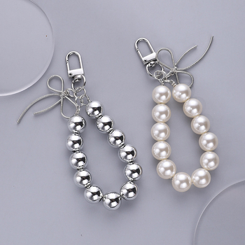 Lentes bantītes atslēgu piekariņš, pašdarināts mobilā tālruņa maciņa ķēdes piekariņš, rotājumi, dzeramā tauriņa kaklasaites lodīšu ķēdes kulons