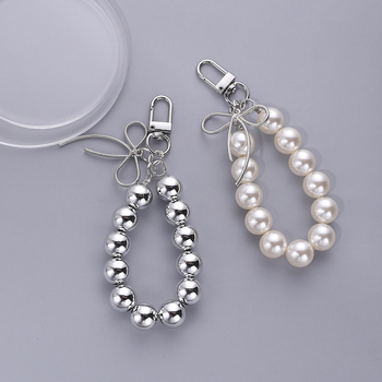 Μπρελόκ με κορδέλα και φιόγκο, DIY, θήκη κινητού τηλεφώνου, αλυσίδα, κρεμαστά στολίδια, παπιγιόν, χάντρα, κρεμαστό κόσμημα αλυσίδας