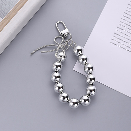 Lentes bantītes atslēgu piekariņš, pašdarināts mobilā tālruņa maciņa ķēdes piekariņš, rotājumi, dzeramā tauriņa kaklasaites lodīšu ķēdes kulons