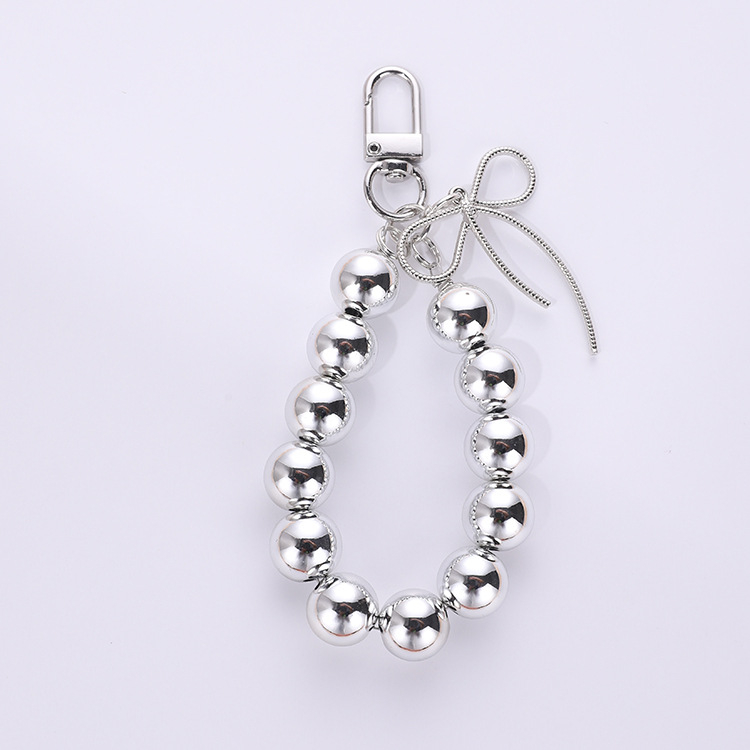 Lentes bantītes atslēgu piekariņš, pašdarināts mobilā tālruņa maciņa ķēdes piekariņš, rotājumi, dzeramā tauriņa kaklasaites lodīšu ķēdes kulons