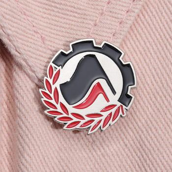 Vanjska trgovina kreativna geometrijska zastava značka osobnost modni svestrani ruksak rever broš pribor poklon