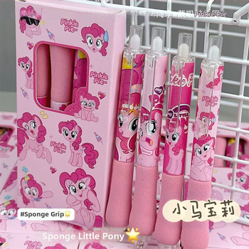 Στυλό Pony Polly Sponge Chubby Pen για μαθητές, καλό γράψιμο, γρήγορο στέγνωμα, 0,5 μαύρο ίντσες, υψηλής χρωματικής αξίας, σε στυλό gel.