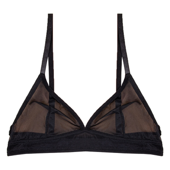 Ευρωπαϊκό και αμερικανικό χονδρικό εμπόριο διαφανών γυναικείων εσωρούχων από πλέγμα, εξαιρετικά λεπτό σουτιέν με δαντέλα και τρίγωνο, χωρίς ζάντες