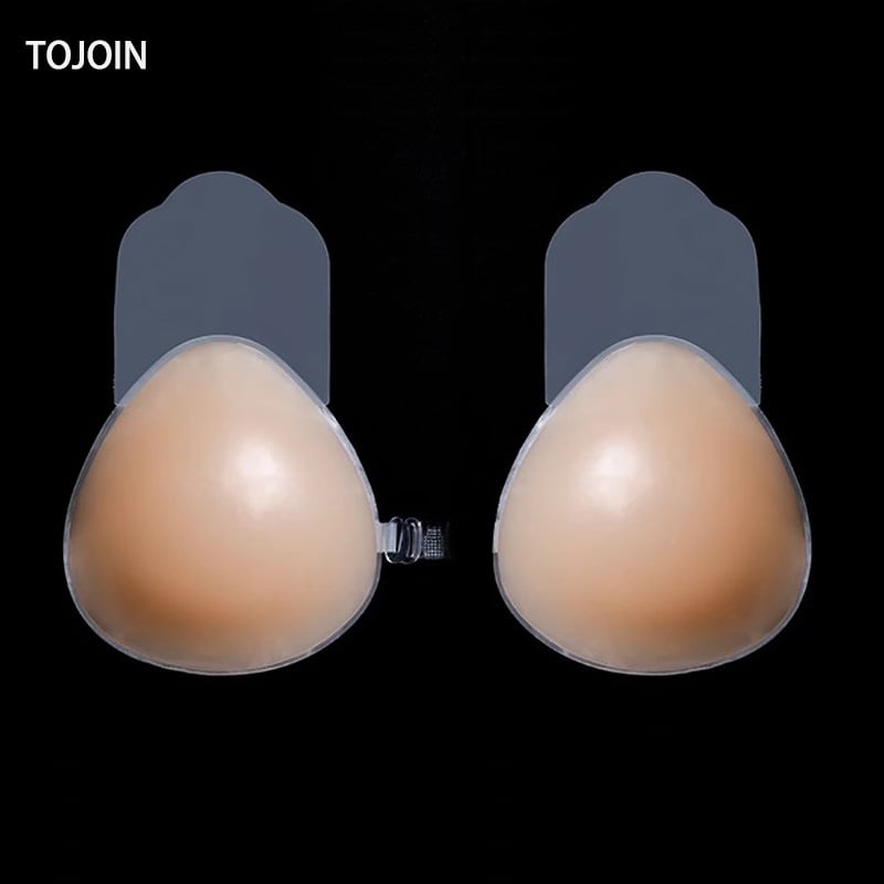 Autocolante de ridicare a sânilor pentru femei, push-up, suport superior pentru rochie de mireasă, fără bretele, vară, invizibile, pentru piept mare, plus size, autocolante din silicon, anti-lăscare