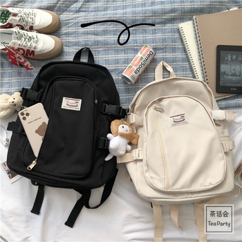 Tea Party Jaapani Harajuku Retro tööriiete õpilase seljakott meeste ja naiste vastupidav ülikoolilinnaku koolikott laiendatud reisikott