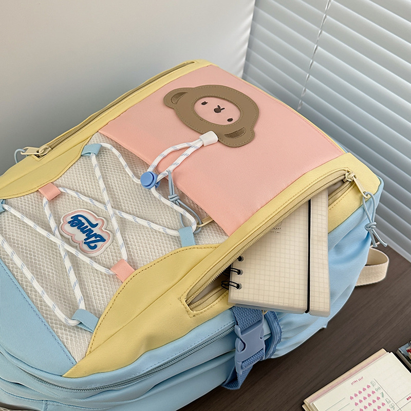 2025. aasta uus seljakott tüdrukutele, seljakott keskkooliõpilastele, värviline, suure mahutavusega, tüdrukutele mõeldud koolikott