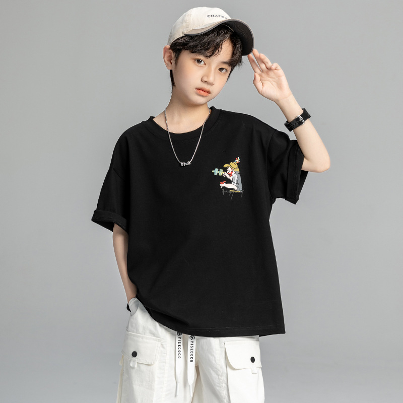 Letné tričko s krátkym rukávom Qisi Bear-Bf045